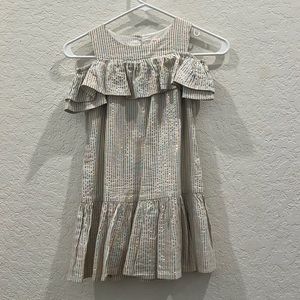 Cute little kid iridescent and white dress from target size (6/6x)